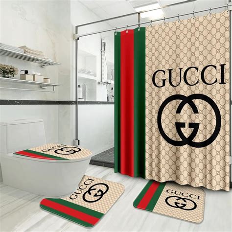 gucci bathroom rug|gucci curtains for bedroom.